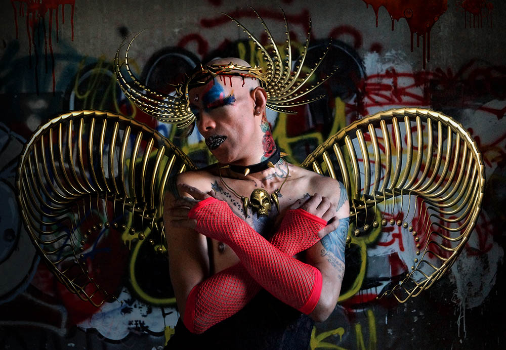 Olvido amor-Mario Patino-Performance Art-Arte Accion-Arte-Gay-queer-muxes-muxe-trans-transgender-mexico-2a